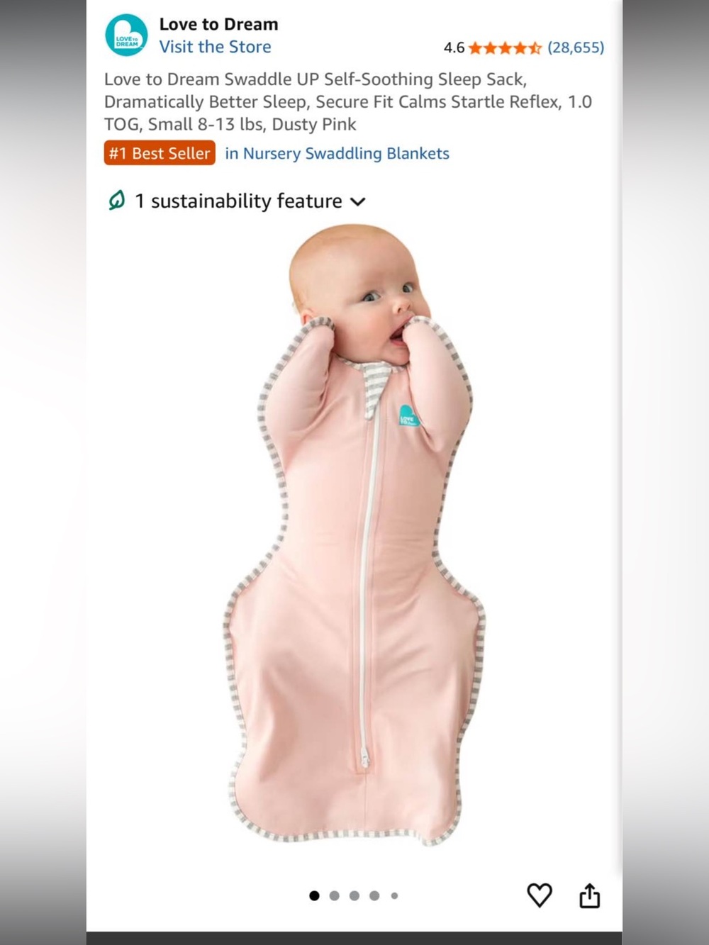 Love to dream swaddle up